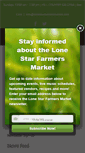 Mobile Screenshot of lonestarfarmersmarket.com